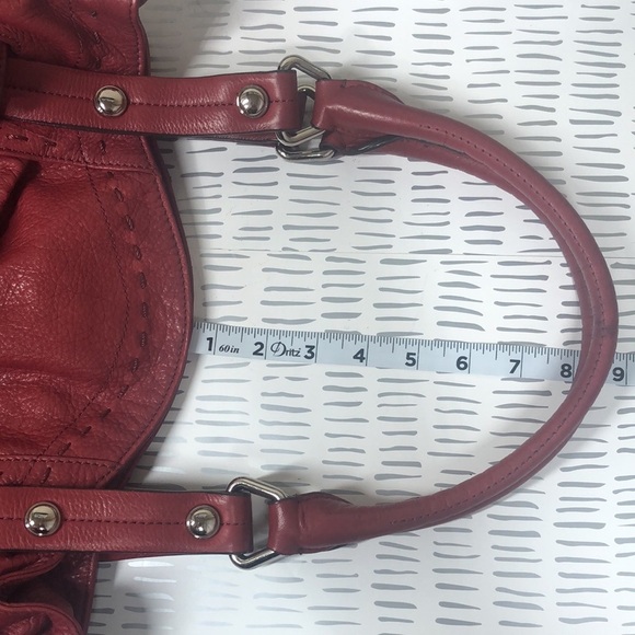 B Makousky red soft leather bag - Picture 13 of 16